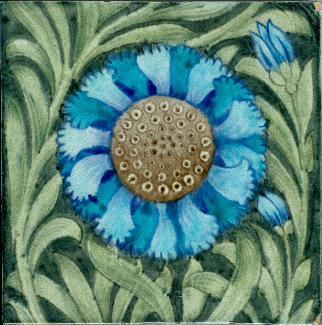 Marlborough desenli karo (seramik) by William de Morgan