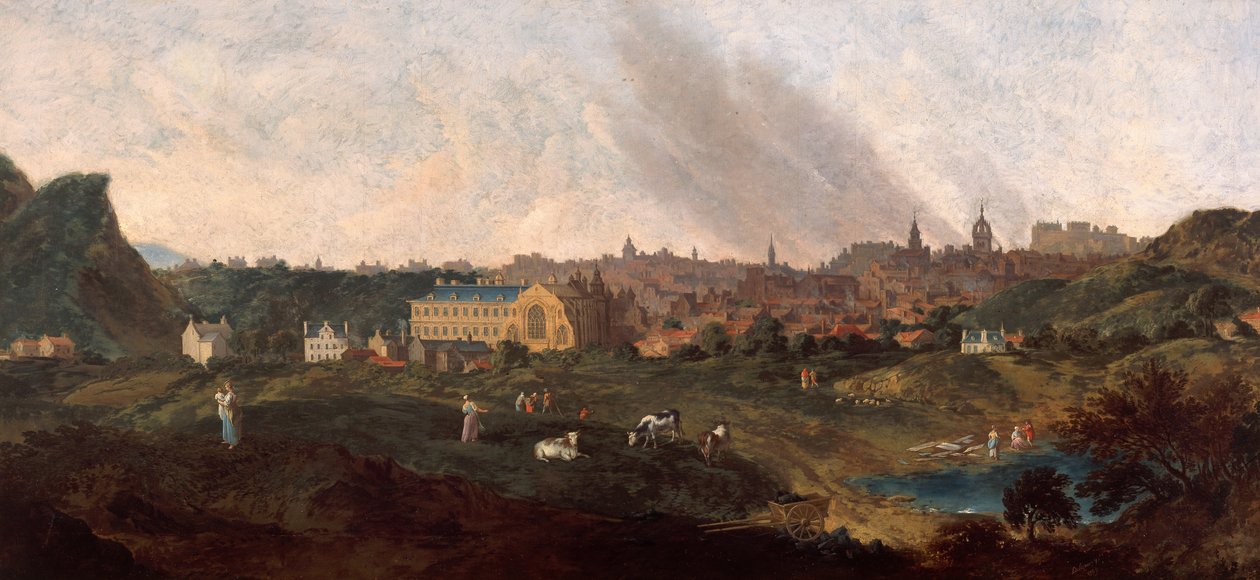 Edinburgh manzarası, 1759 by William Delacour