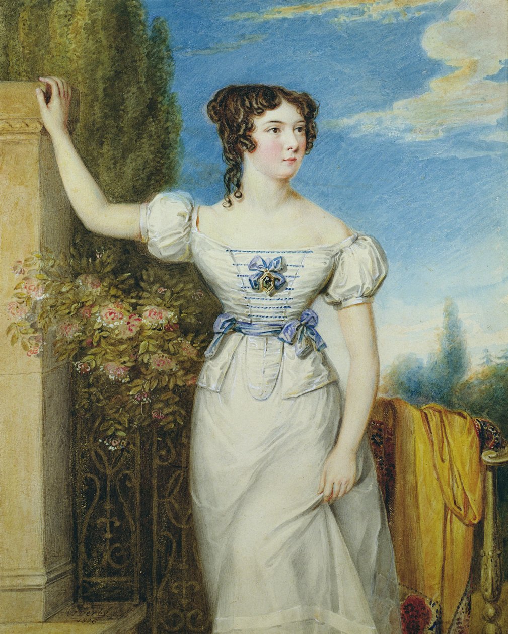 Genç Bir Kızın Portresi by William Derby