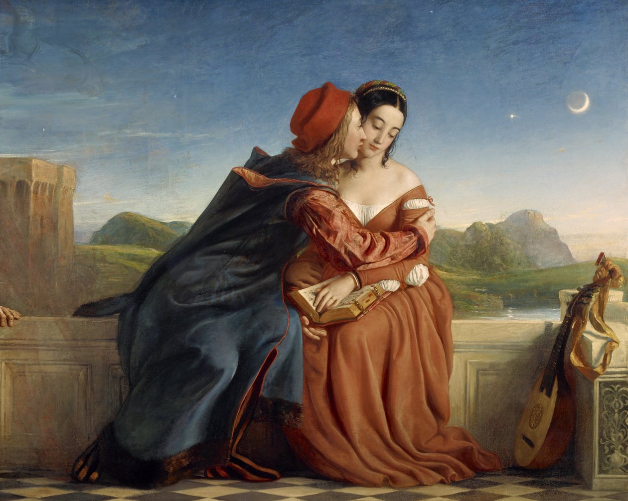 Rimini konumundan Francesca by William Dyce