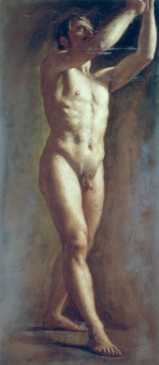 Erkek Figürünün Yaşam Çalışması by William Edward Frost