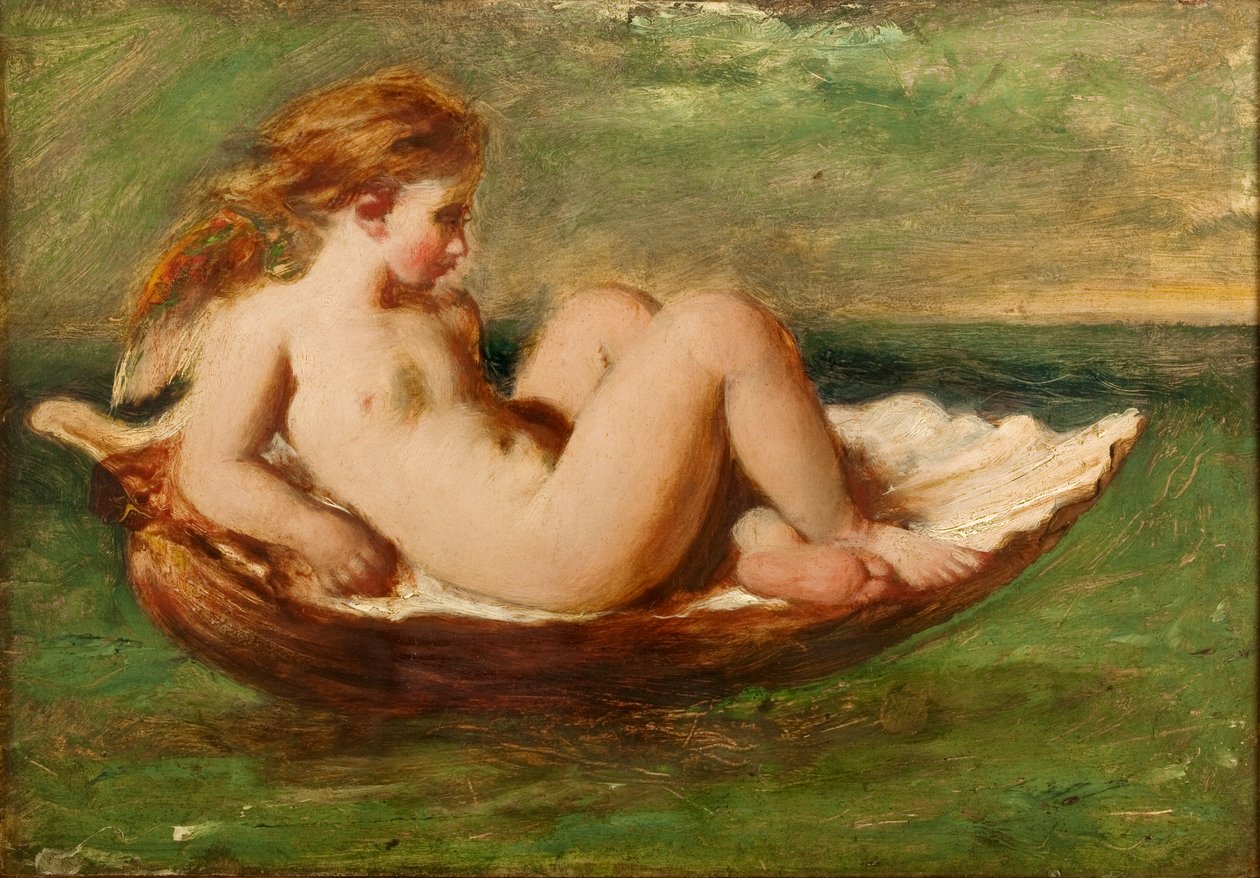 Bir Kabuktaki Aşk Tanrısı by William Etty