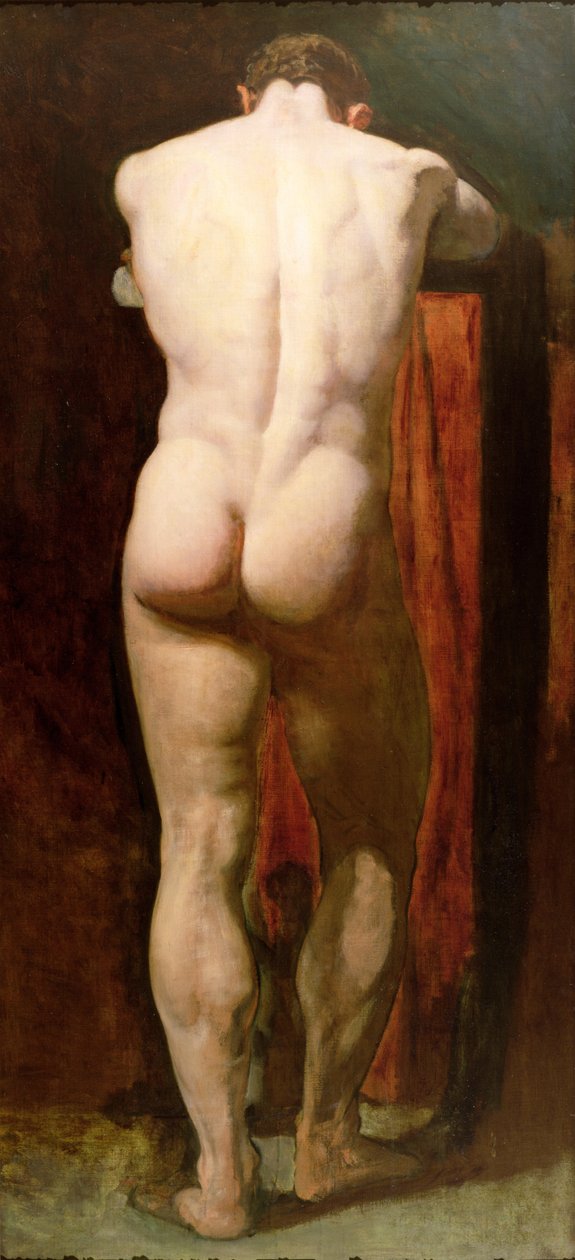 ನಿಂತಿರುವ ಪುರುಷ ನ್ಯೂಡ್ ಟರ್ಕಿ by William Etty