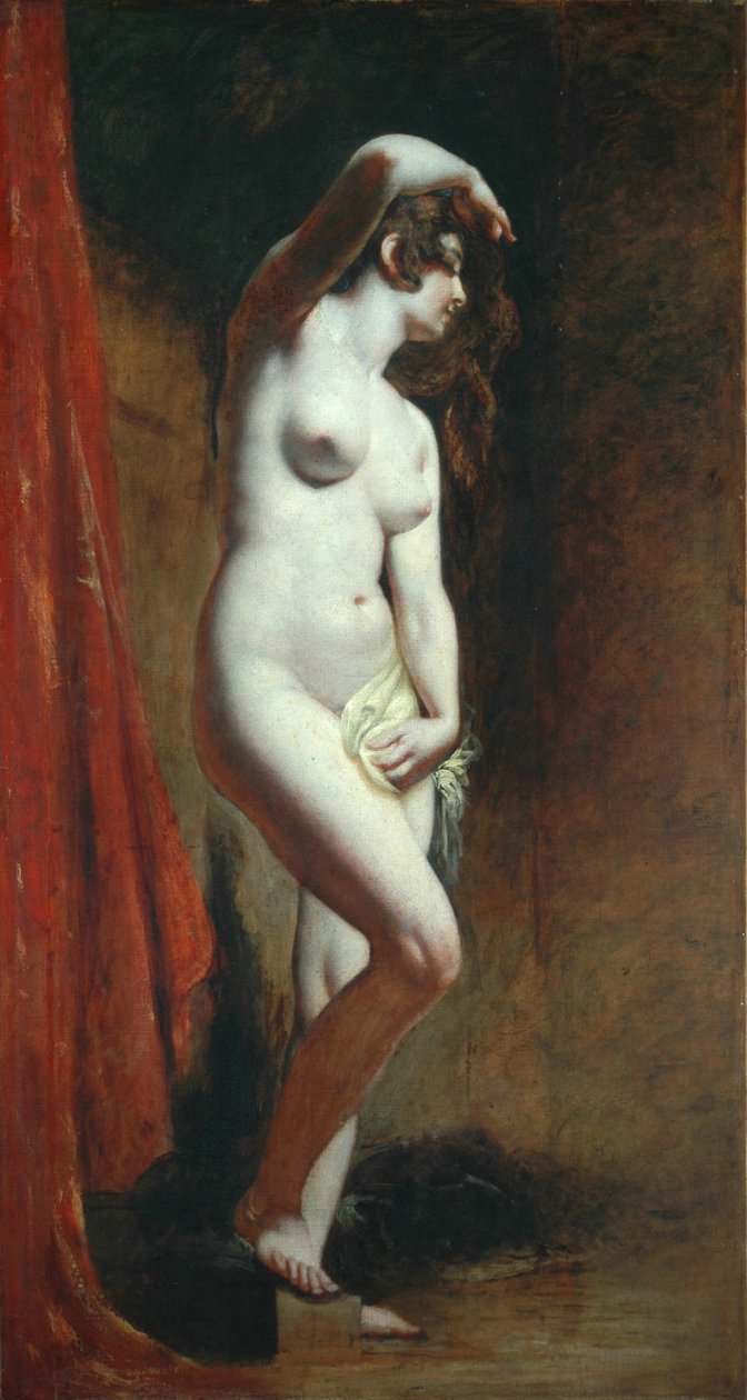 Yıkanan Kişi, yaklaşık 1825-30 by William Etty