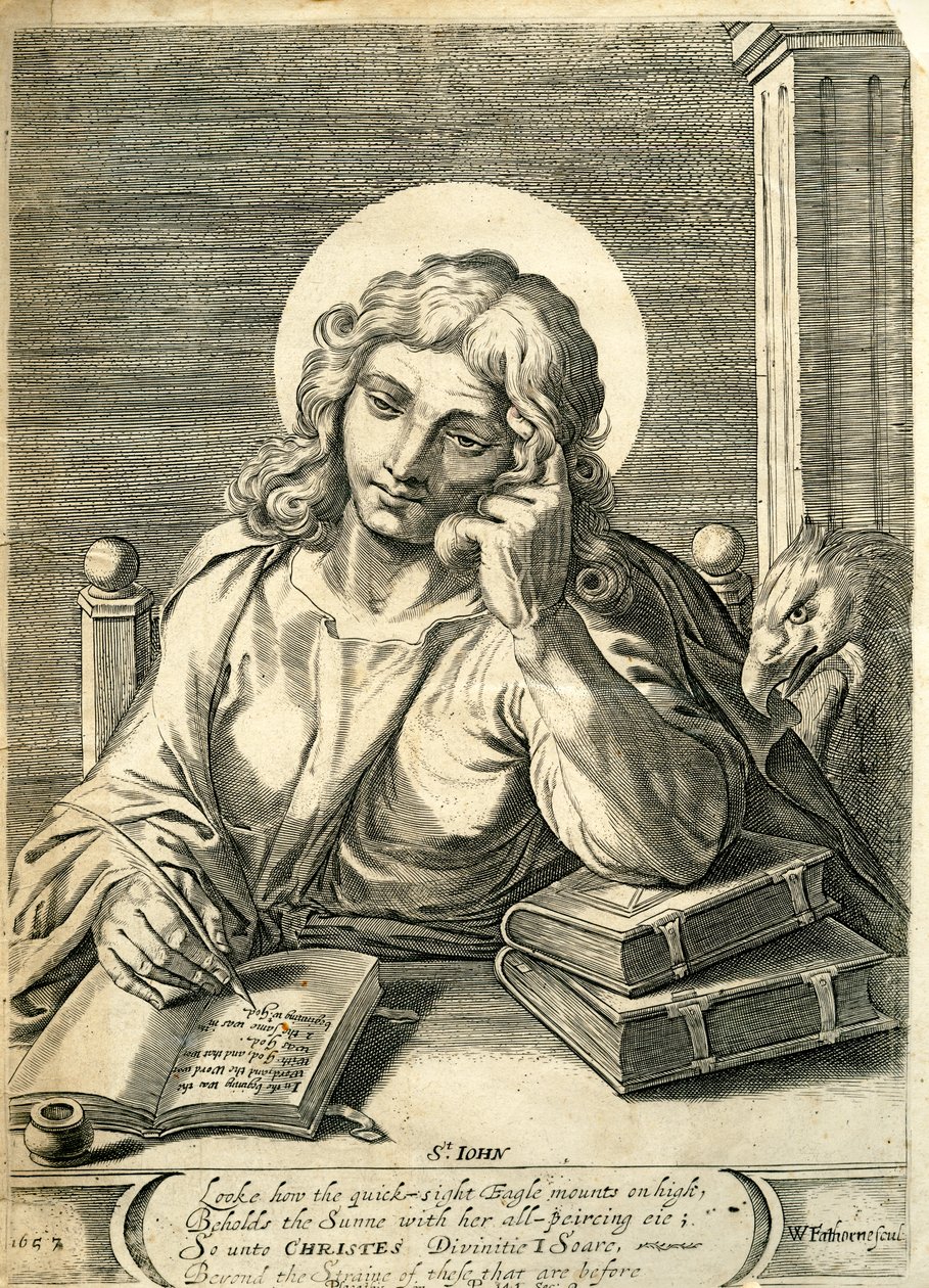 Aziz John Evangelist, 1657 by William Faithorne
