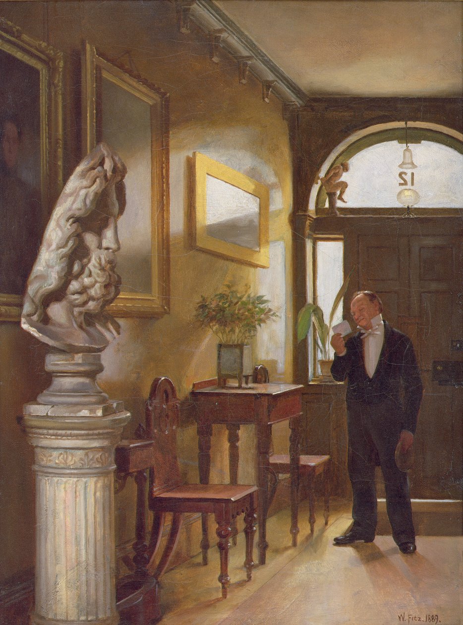 Arama Kartı, 1889 by William Fitz