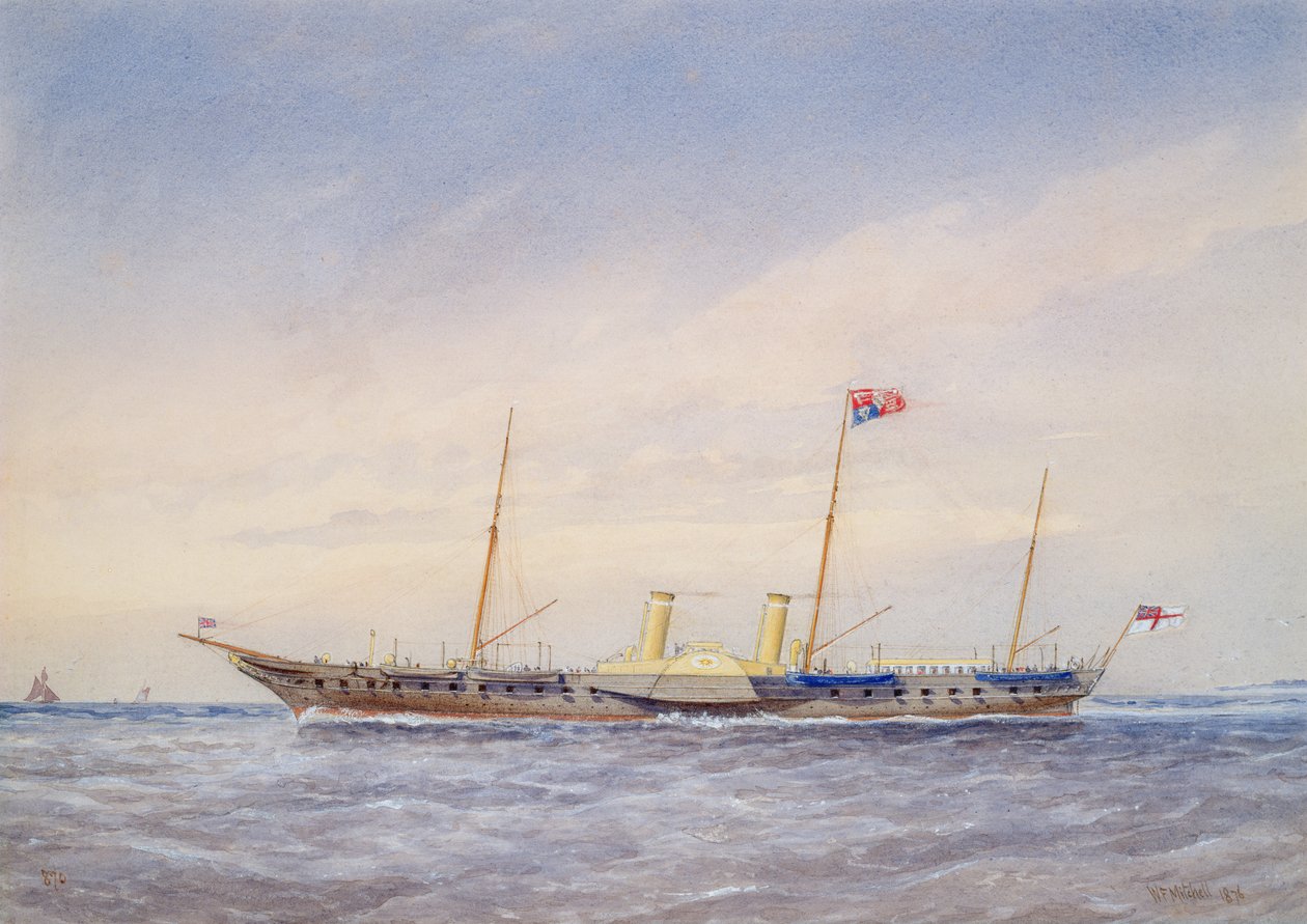 Kraliyet Yatı Osbourne, 1876 by William Frederick Mitchell