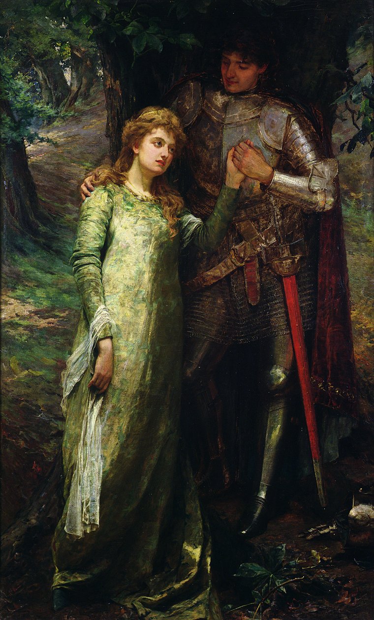 Bir şövalye ve hanımı by William G. Mackenzie