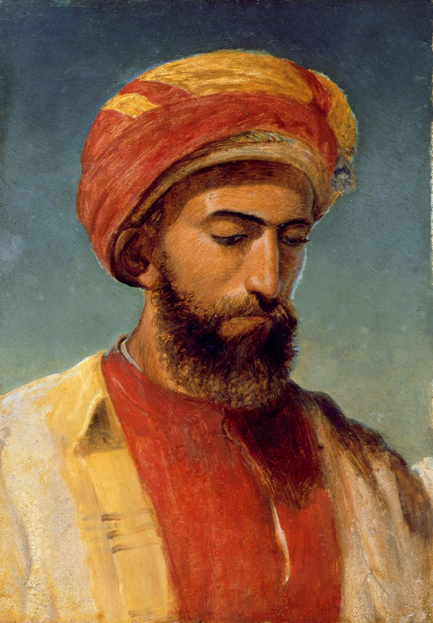 Sarıklı Bir Adamın Portresi by William Gale