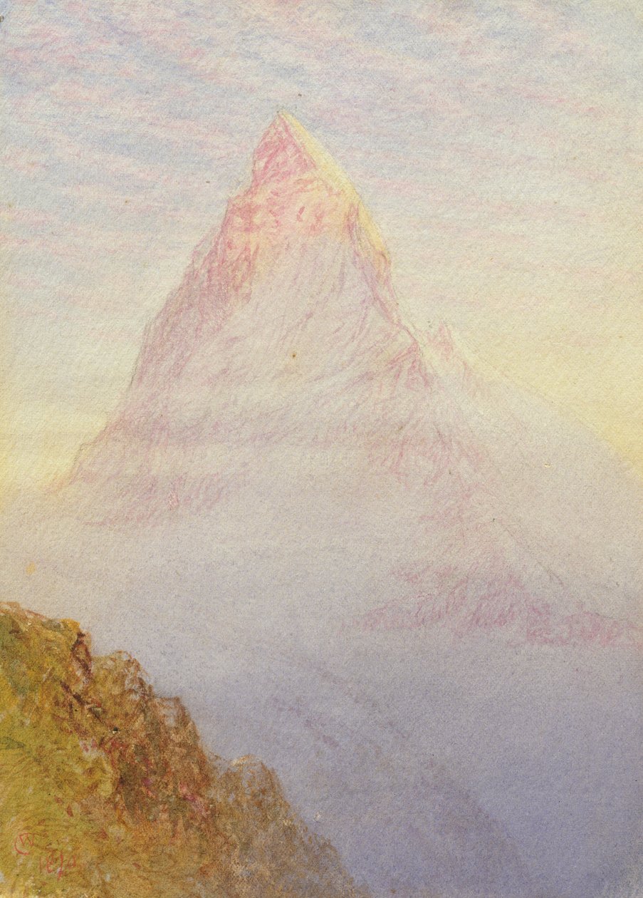 Matterhorn, 1870 by William Gersham Collingwood