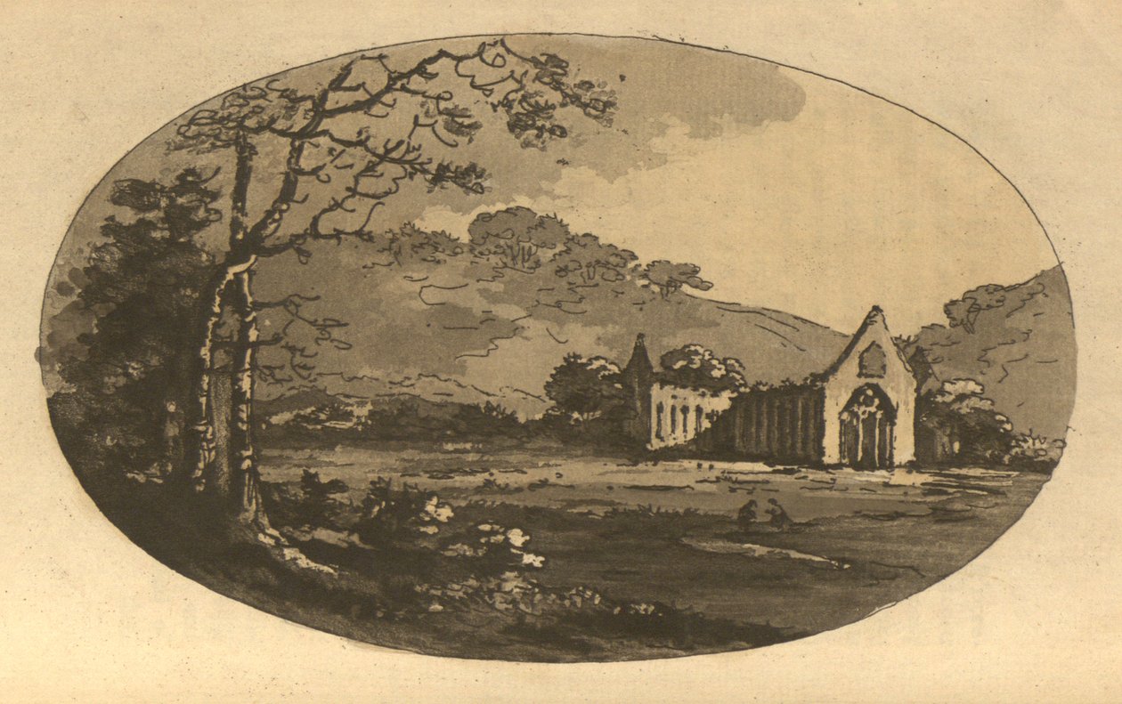 Tintern Manastırı by William Gilpin