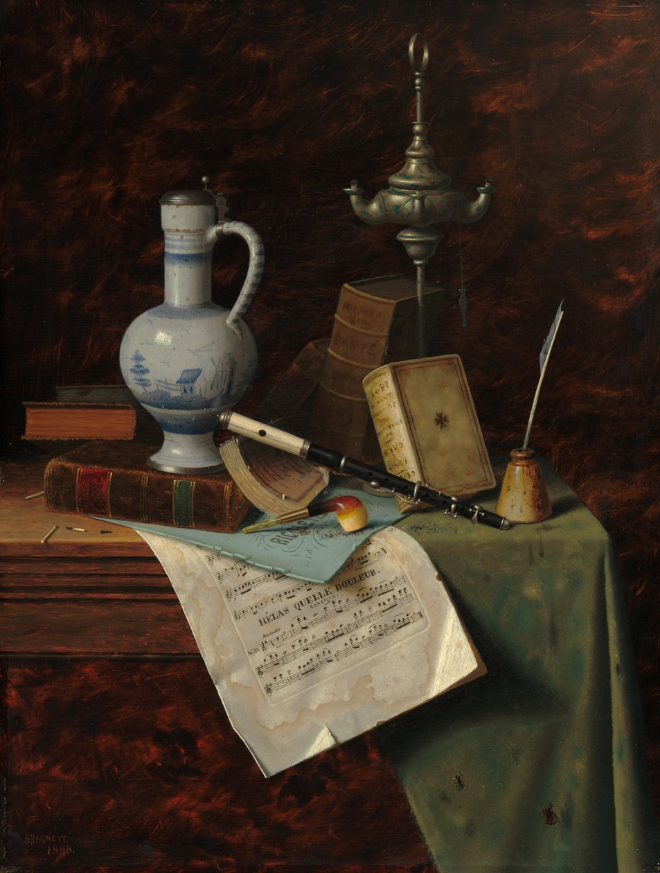 Mücevherlerim by William Michael Harnett