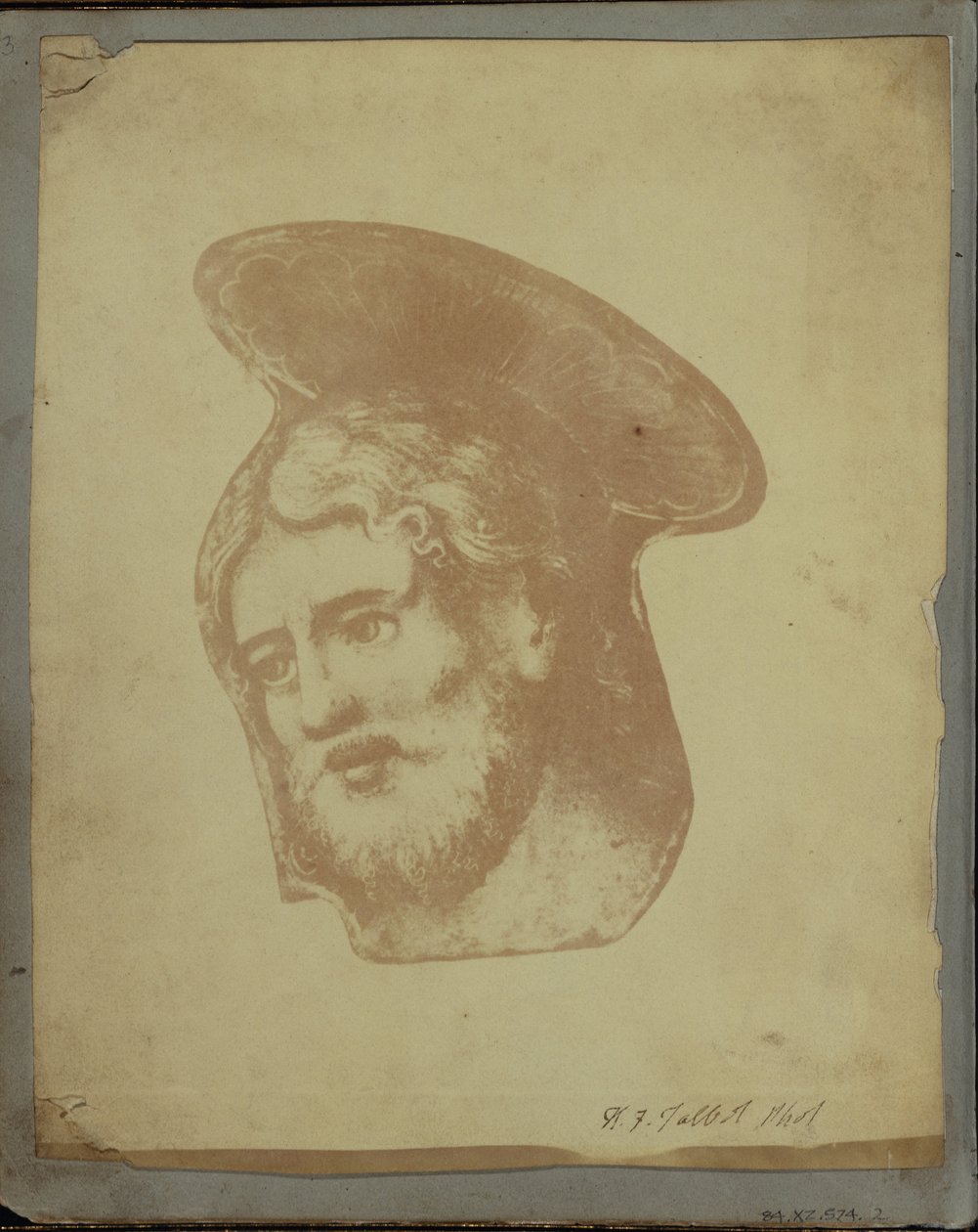 (Bilinmeyen Bir Azizin Başkanı) by William Henry Fox Talbot