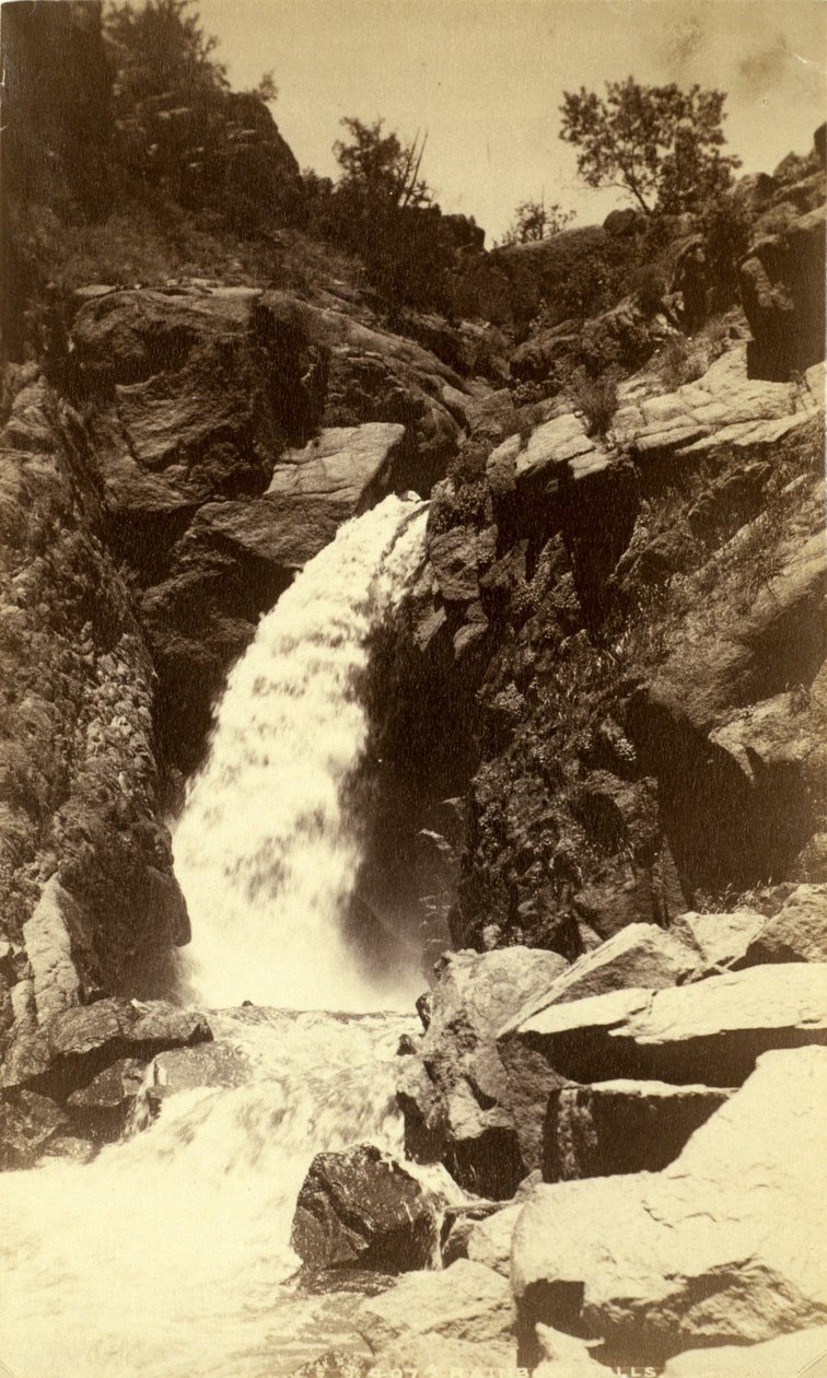 Rainbow Falls, 1880 dolayları (albüm baskısı) by William Henry Jackson