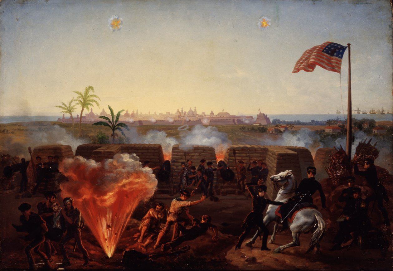 Vera Cruz Kuşatması, 1867 dolayları by William Henry Powell