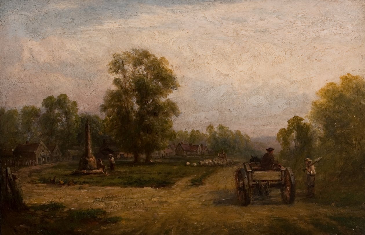 Meriden Green, 19. yüzyılın sonlarında by William Henry Vernon