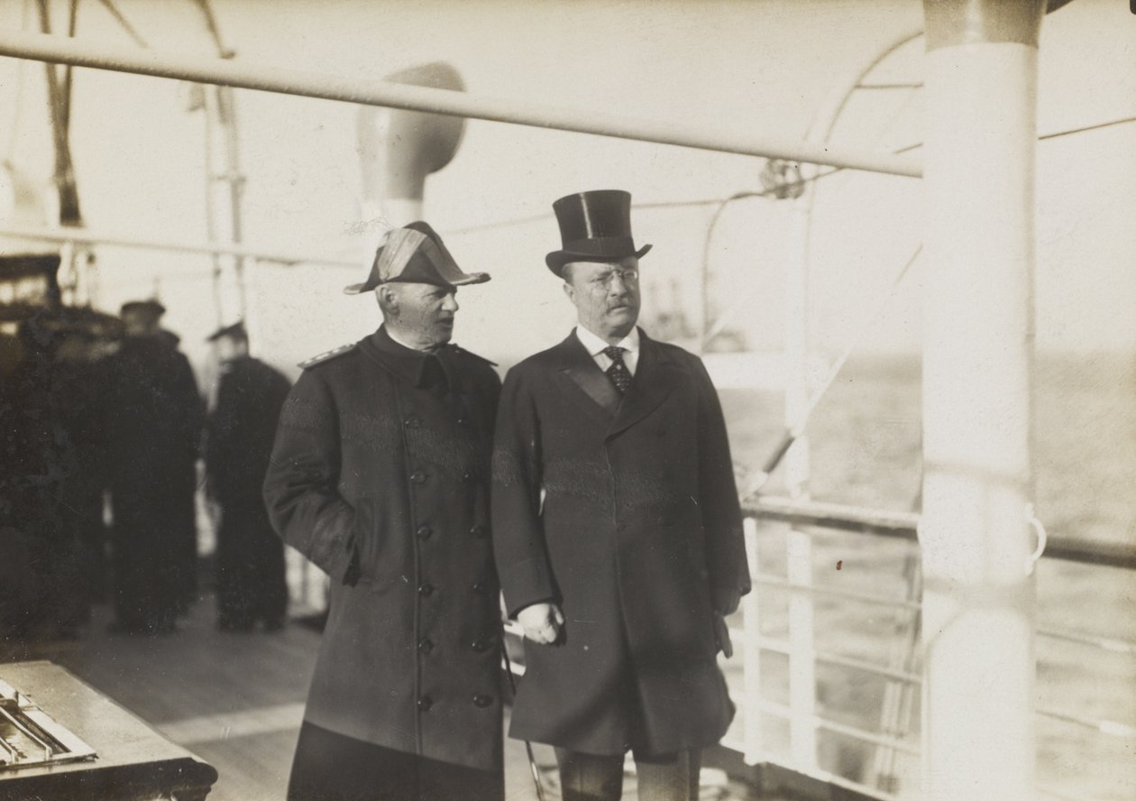 Başkan Roosevelt ve Amiral Evans, Mayflower