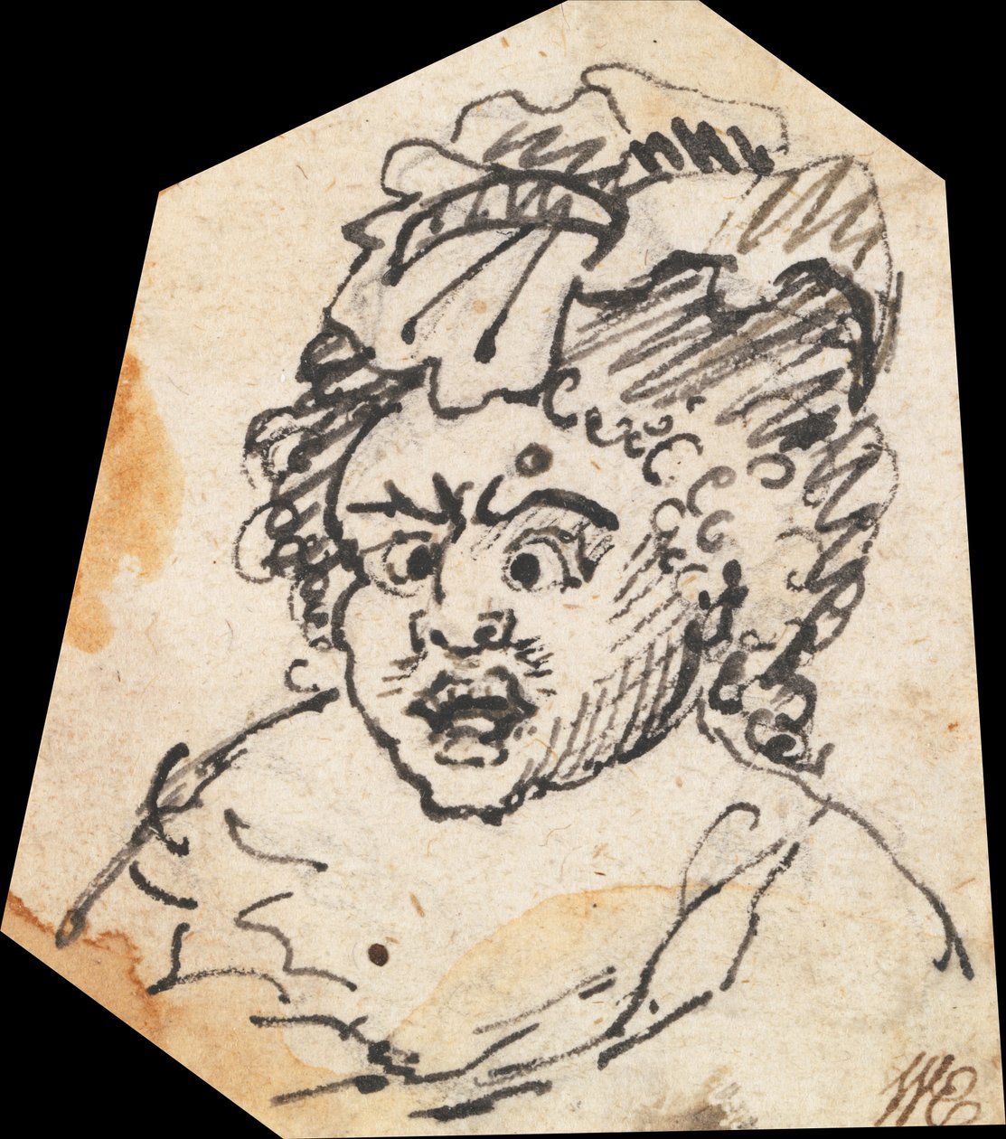 Grotesk Erkek Kafa by William Hogarth