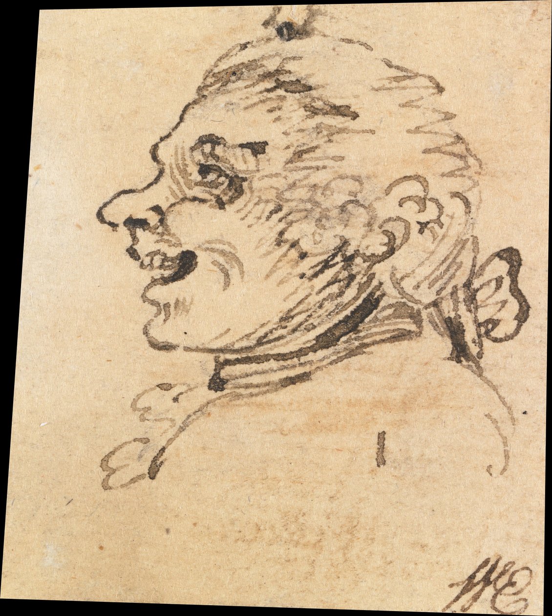 Grotesk Erkek Kafa by William Hogarth
