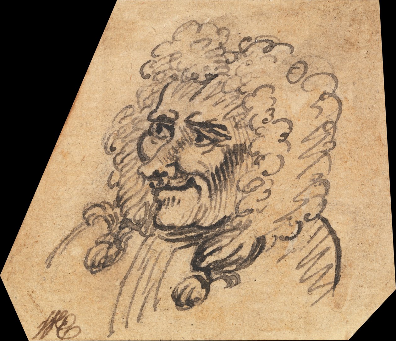 Grotesk Erkek Kafa by William Hogarth