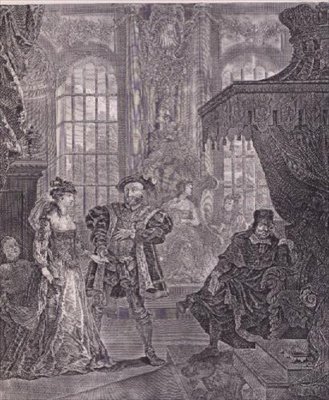 Kral Sekizinci Henry ve Anna Bullen (ayrıca bkz. 10489) by William Hogarth
