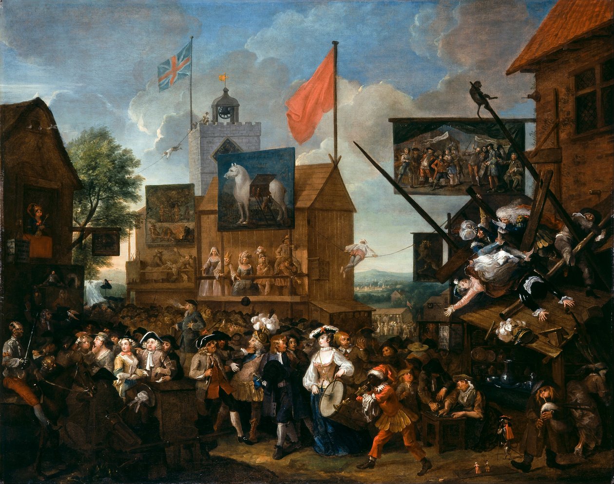 Southwark Fuarı by William Hogarth