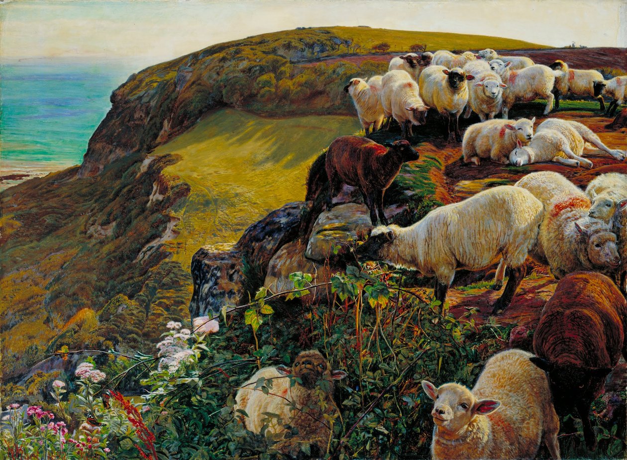 İngiliz Sahillerimiz, 1852 (`Sapık Koyun) by William Holman Hunt