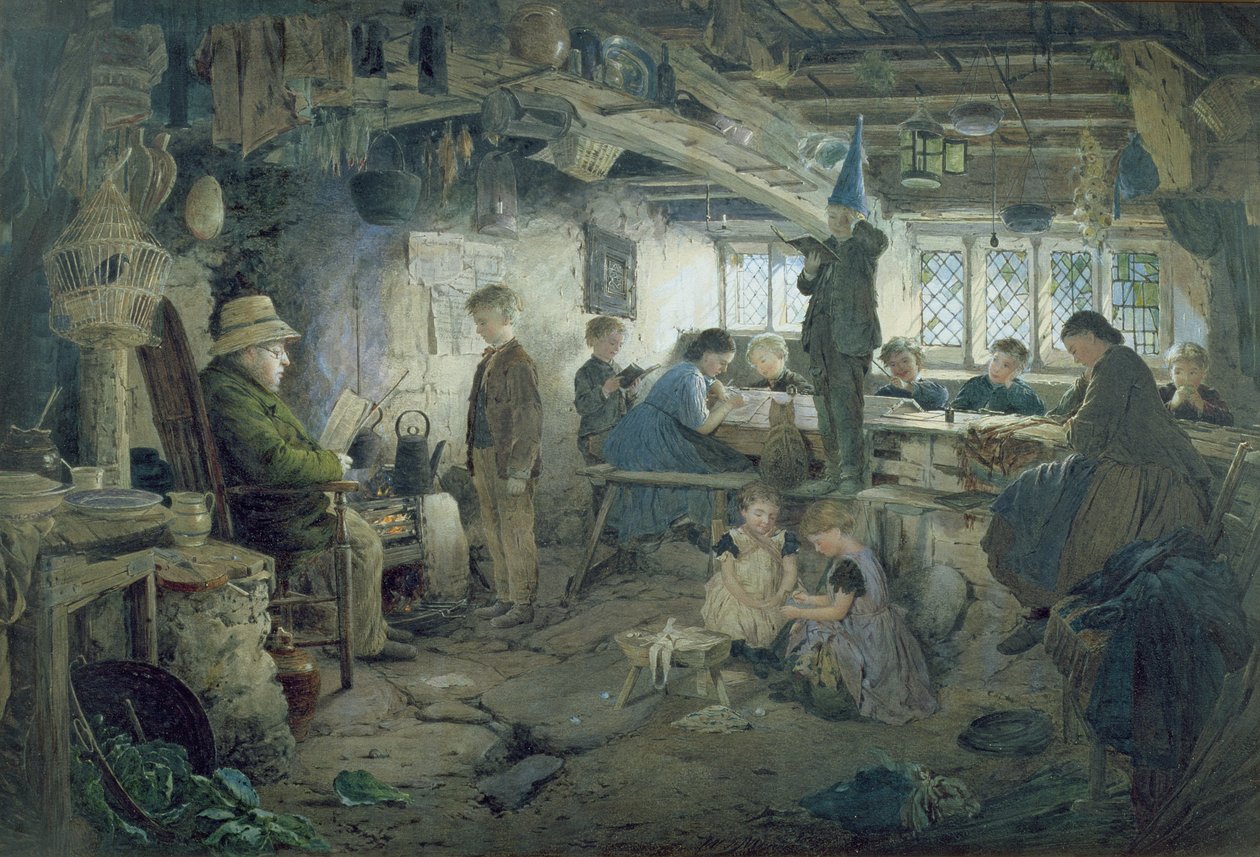 Sıkı Okul Ustası, 1868 by William Jabez Muckley