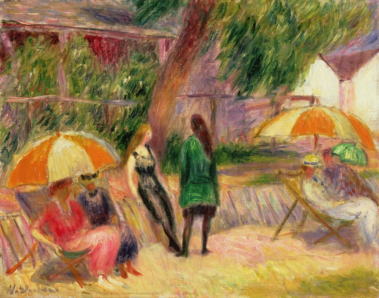Figürlü Plaj, c.1915 by William James Glackens