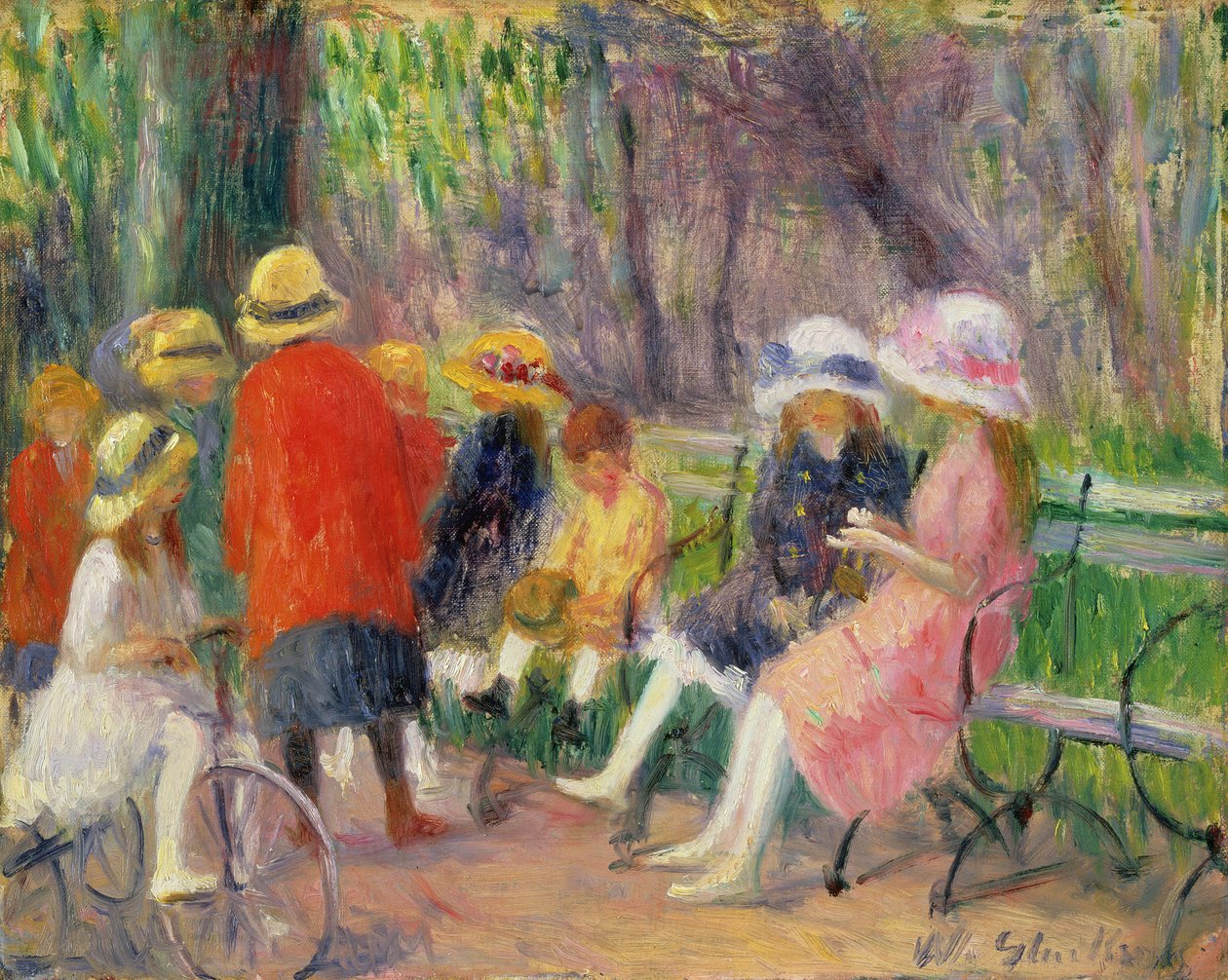 Parktaki Çocuklar by William James Glackens