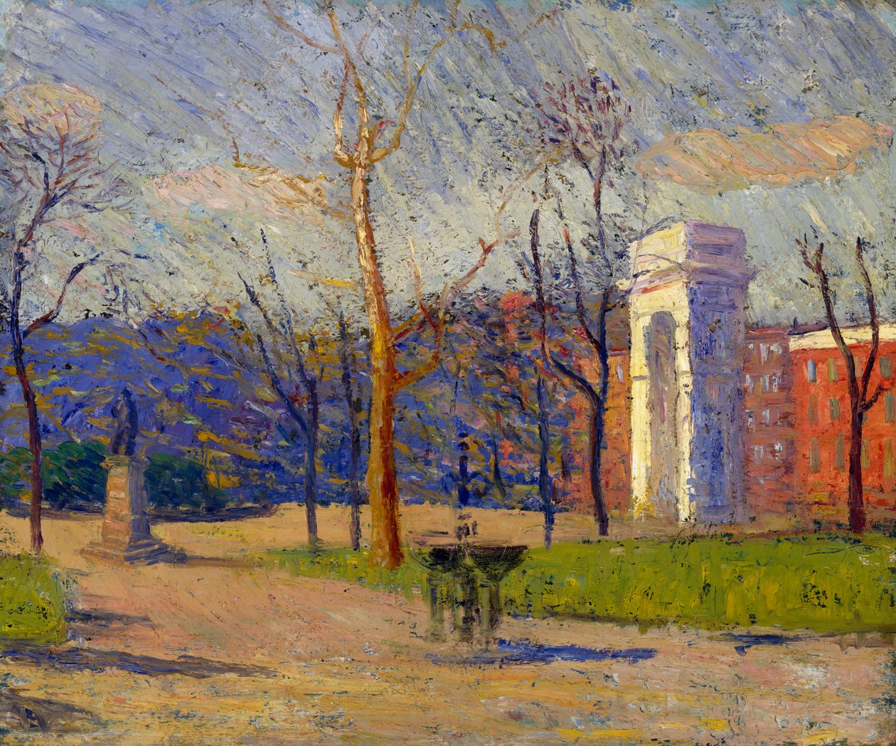 Washington Meydanı by William James Glackens