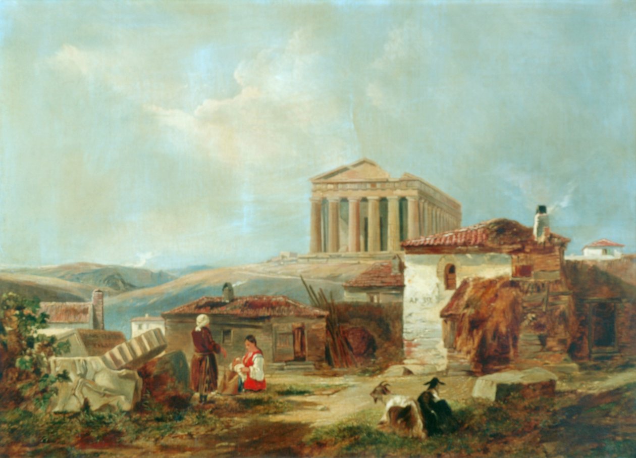 Akropolisli Atina, 1839 by William James Muller
