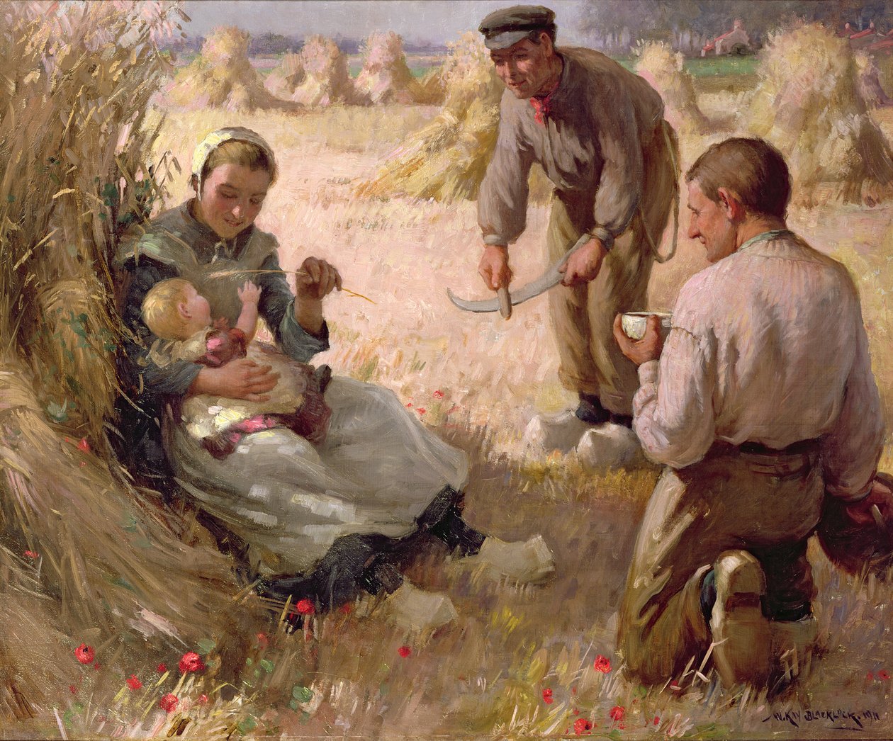Tutsak Bir Seyirci, 1911 by William Kay Blacklock