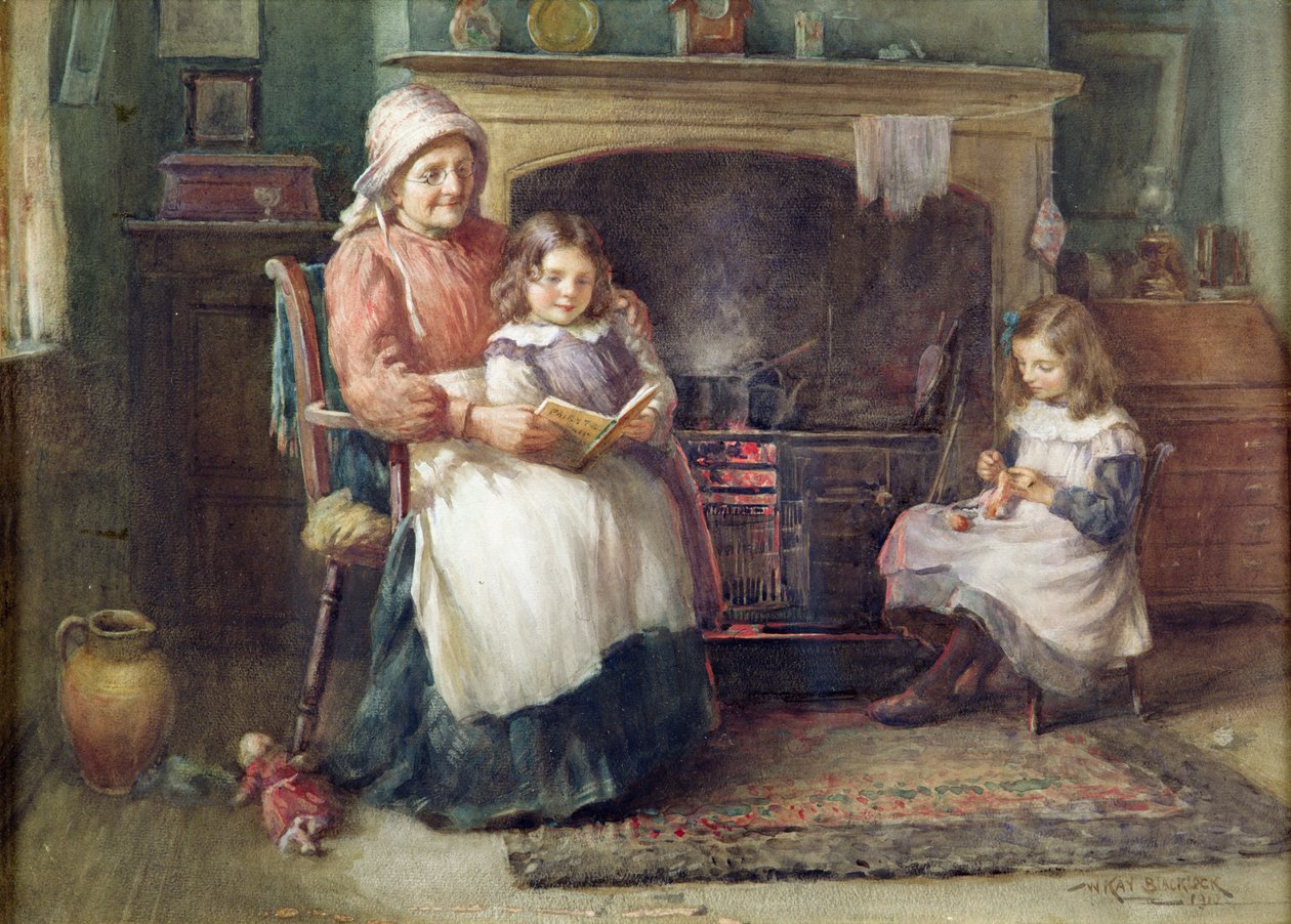 Uyku Zamanı Hikayesi, 1910 by William Kay Blacklock