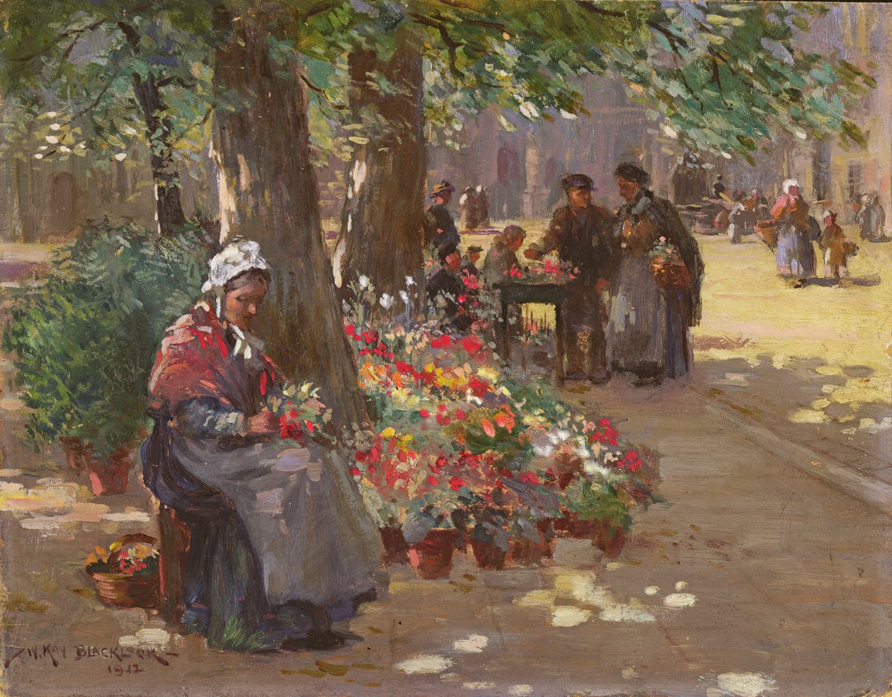 Çiçek Satıcısı, 1912 by William Kay Blacklock