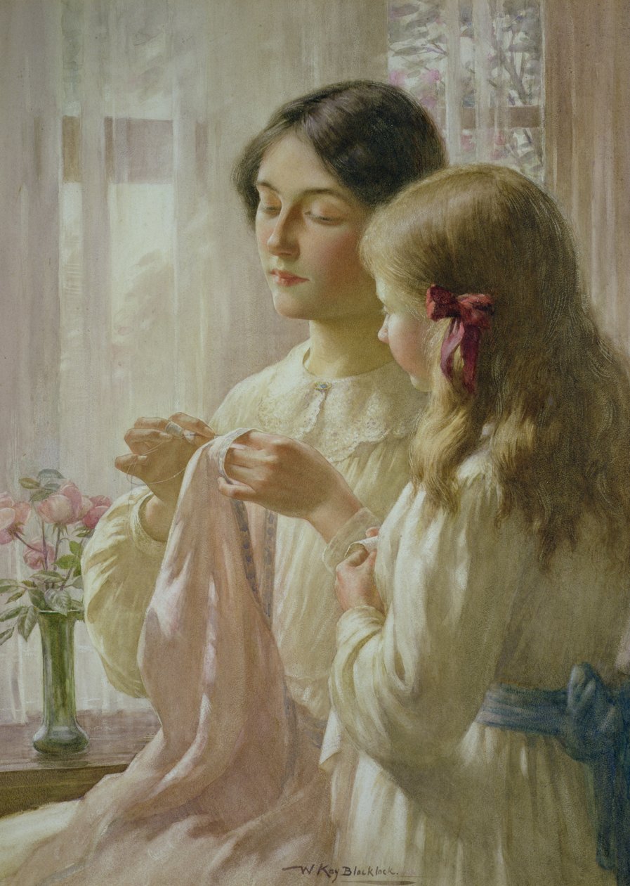 Ders (kağıt üzerinde tuvalet ve gövde rengi) by William Kay Blacklock