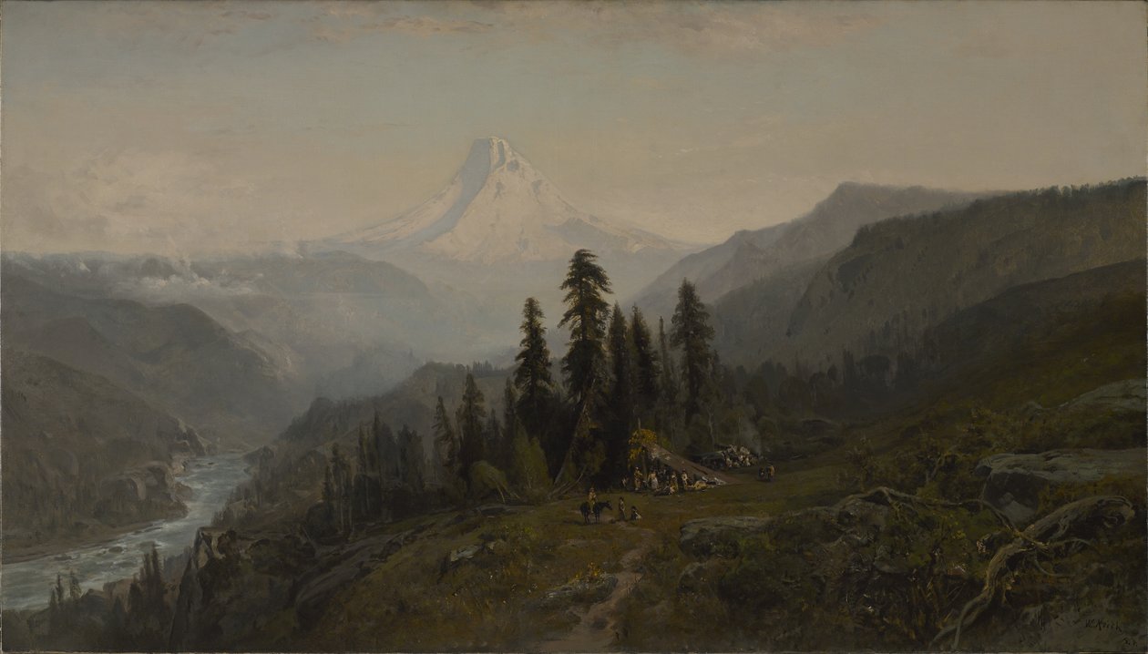 Hood Dağı, Oregon by William Keith