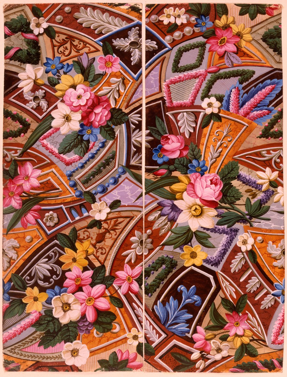Tekstil tasarımı, c.1788-92 by William Kilburn