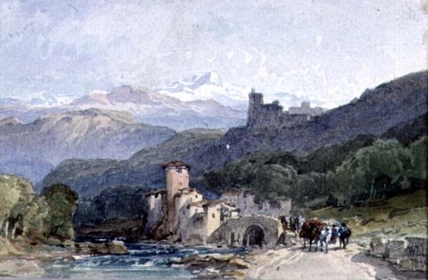 Aquila Caddesi, 19. yüzyıl by William Leighton Leitch