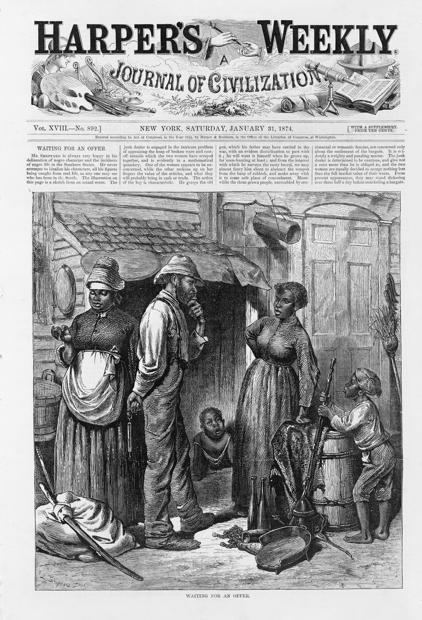 Bir Teklif Bekliyorum, pub. 1874 by William Ludlow Sheppard