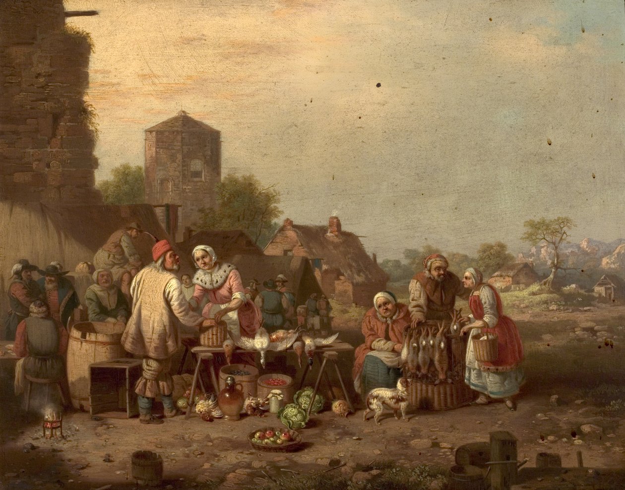Köy Pazarı Sahnesi by William Malbon