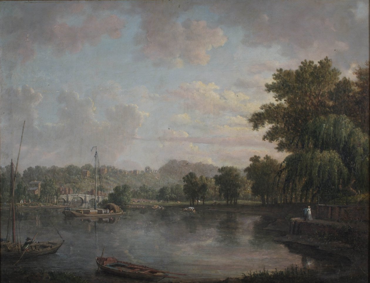 Richmond, Surrey'deki Thames Nehri by William Marlow