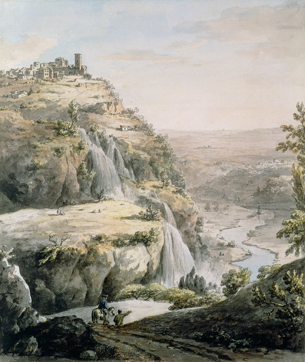 Tivoli (kağıt üzerine kalem, mürekkep ve wc) by William Marlow