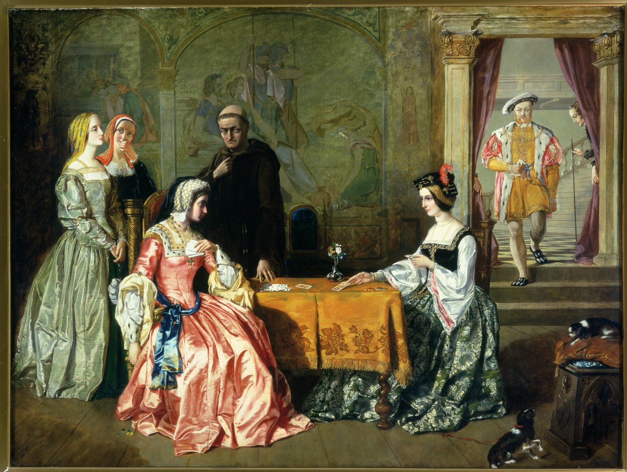 Henry VIII (1491-1547) ve Eşleri by William Maw Egley
