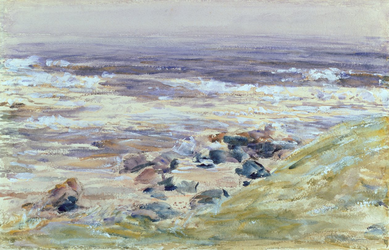 St. Columba İndiğinde, 1904 (kağıt üzerinde wc) by William McTaggart