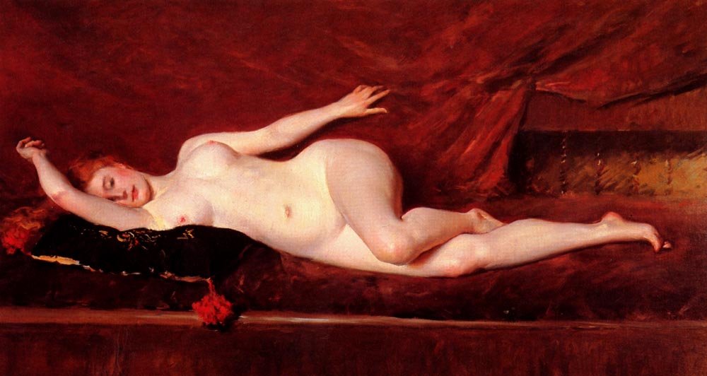  A Study In CurvesnFrancais : Une etude de courbesn by William Merritt Chase