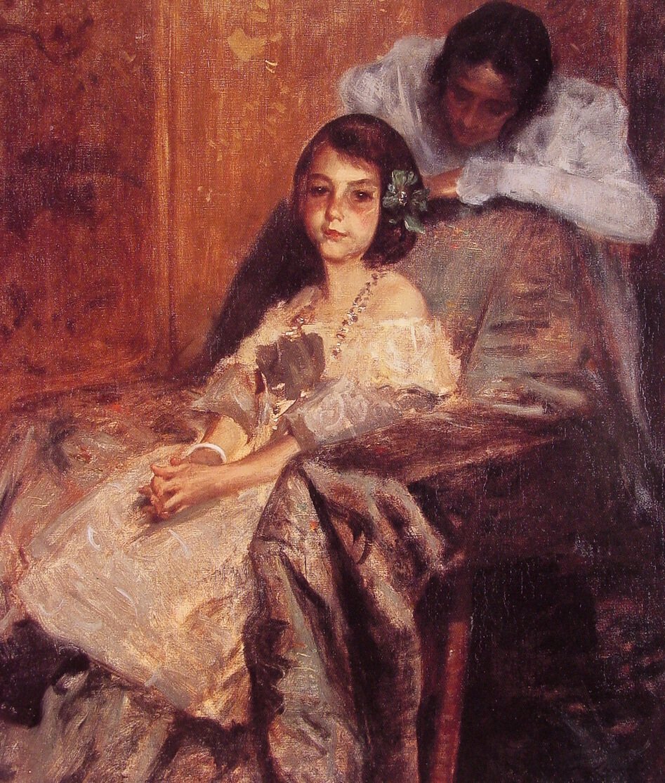 Dorothy ve Kızkardeşi by William Merritt Chase