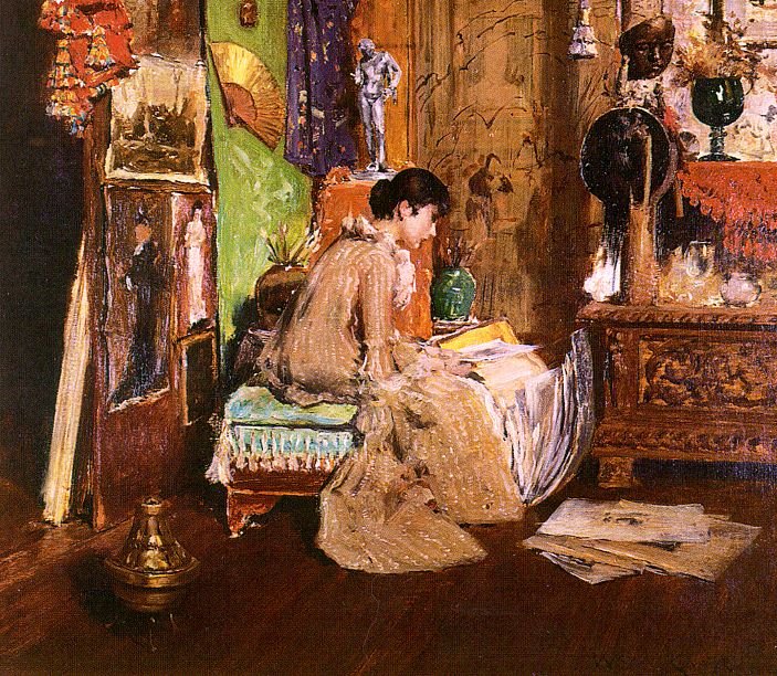Stüdyo Köşesinde by William Merritt Chase