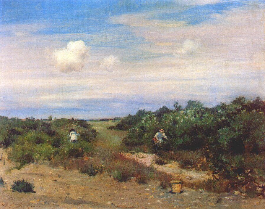 Shinnecock Tepeleri, Long Island by William Merritt Chase