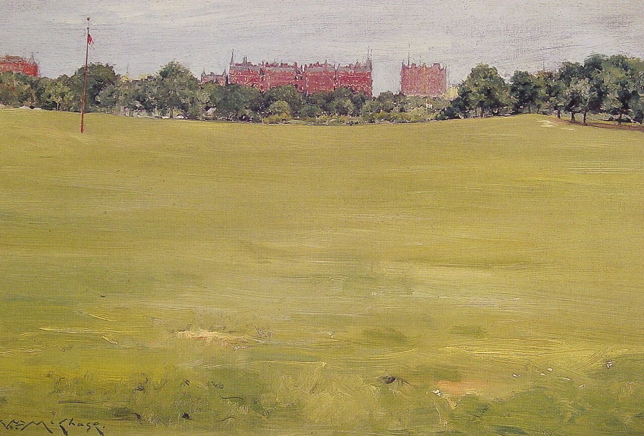  View from Central Parkn  by William Merritt Chase